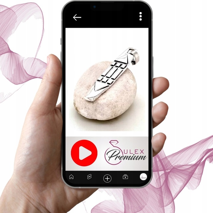 Zawieszka Srebrna pr. 925 Wisiorek SYMBOL ATLANTÓW Srebro Oksydowane