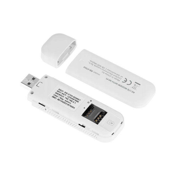 Modem LTE 4G USB WiFi na kartę SIM router Rebel