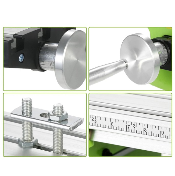 Stół przesuwny z trzema rowkami T do wiertarek i frezarek do wiertarek