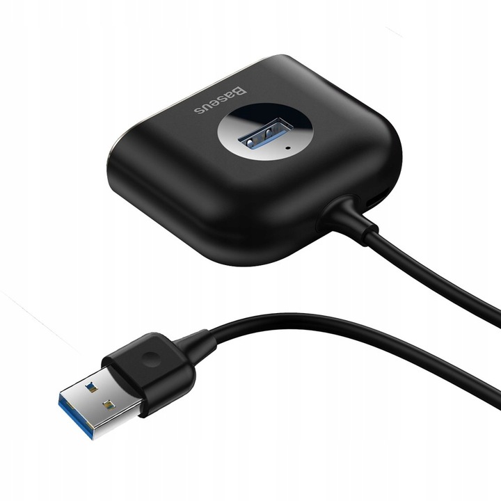 BASEUS HUB PRZEJŚCIÓWKA ROZDZIELACZ 3x USB 2.0/USB 3.0 KABEL PRZEWÓD USB 1m