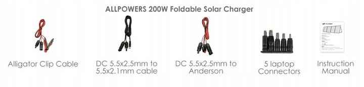 Panel słoneczny Allpowers AP-SP-033-BLA 200 W