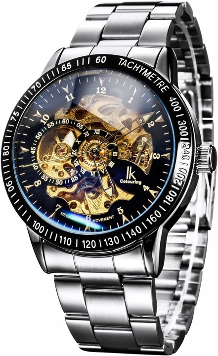 ZEGAREK AUTOMATYCZNY SZKIELET-OTWARTY MECHANIZM