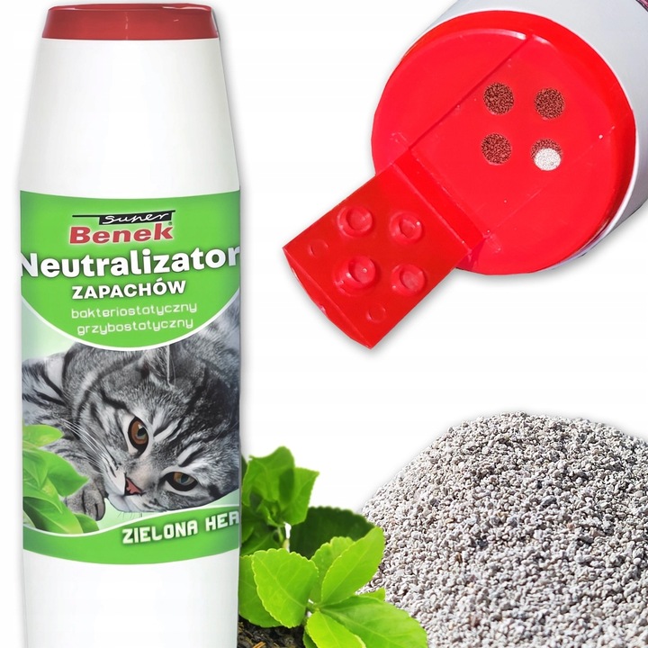 NEUTRALIZATOR zapachu SMRODU PREPARAT do ŻWIREKU KUWETY KOTA 2KG