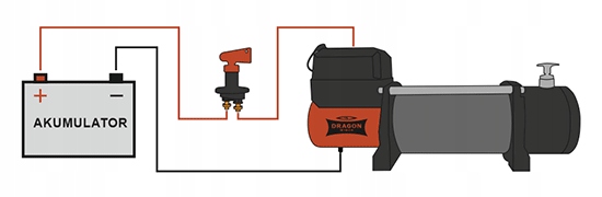 1,1T WYCIĄGARKA DRAGON 12V ELEKTRYCZNA WCIĄGARKA linowa pługa quada +pilot