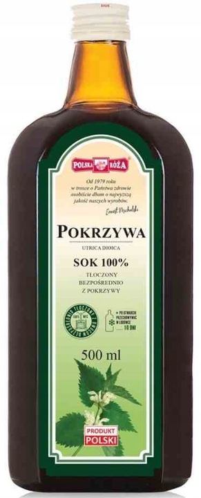 Polska Róża Sok z pokrzywy 500 ml