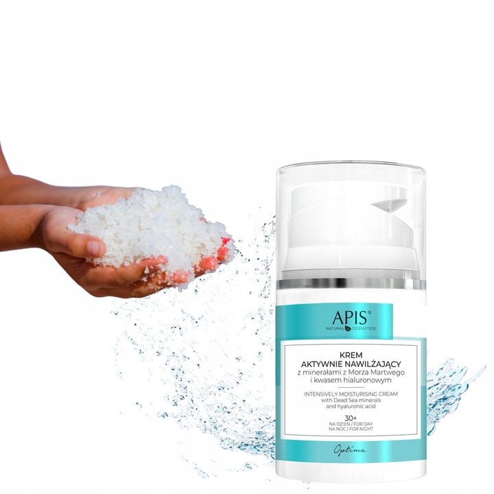 APIS KREM NAWILŻAJĄCY Do Twarzy Aktywny Kwas Hialuronowy Minerały 30+ 50 ml