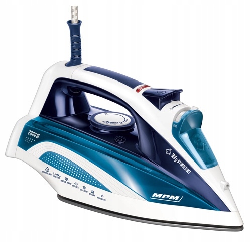 Żelazko parowe stopa ceramiczna duża moc MPM MZE-21/NS