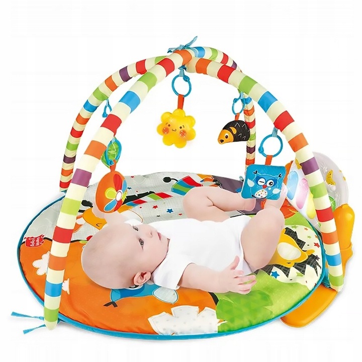 MATA EDUKACYJNA DUŻA INTERAKTYWNA PIANINKO 3w1 DLA DZIECI