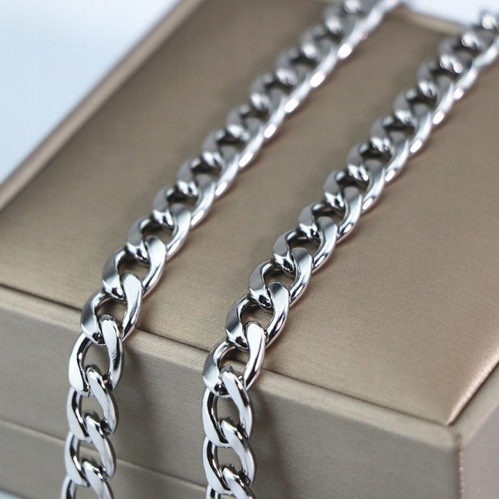 GRUBY Łańcuszek Srebrny Męski Pancerka ŁAŃCUCH WYTRZYMAŁY ELEGANCKI