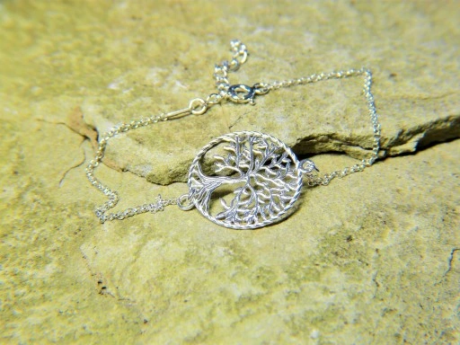 KOMPLET DRZEWO ŻYCIA DRZEWKO SZCZĘŚCIA srebro 925