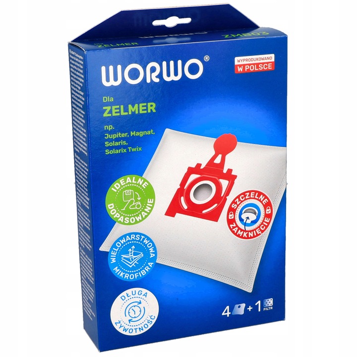 FILTR HEPA WORKI DO ZELMER JUPITER SOLARIS +GRATIS