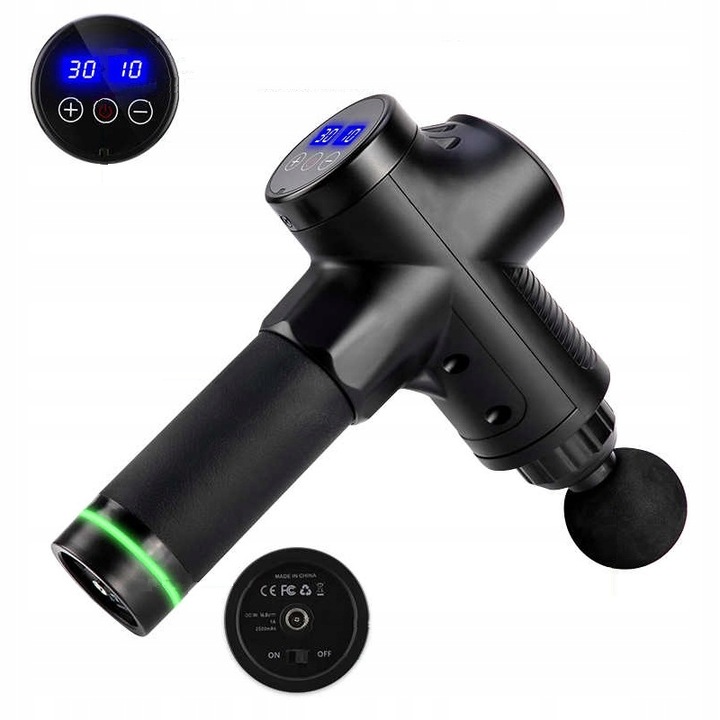 Pistolet wibrujący do masażu MASAŻER ręczny (E066)