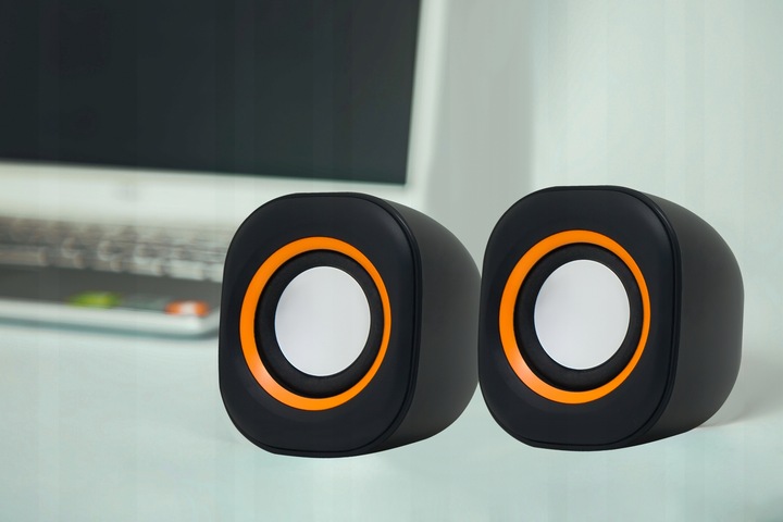 GŁOŚNIKI KOMPUTEROWE DO KOMPUTERA PC LAPTOPA USB MP3 MINI JACK 3.5 mm