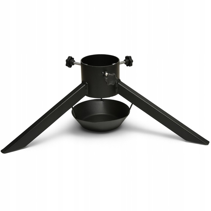 Stojak na choinkę metalowy z misą na wodę czarny 108 mm stojak choinkowy