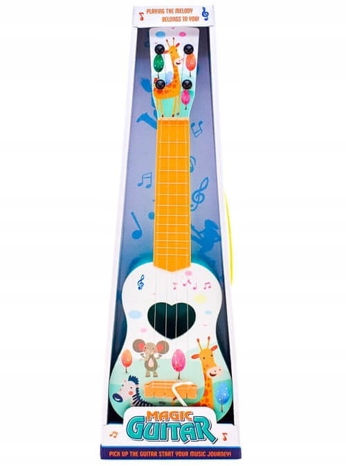 GITARA DLA DZIECI DUŻA 43CM UKULELE GRA INSTRUMENT