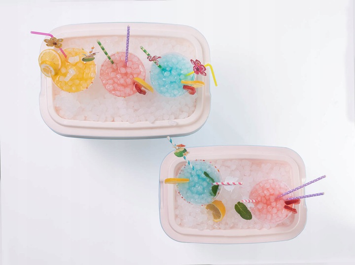 Lodówka turystyczna POLARBOX niebieski pudrowy 12L