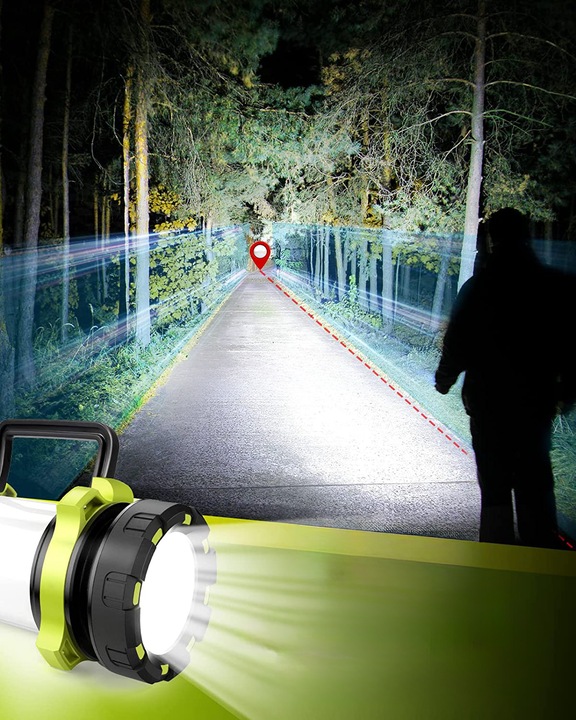 LAMPA TURYSTYCZNA LED LATARKA KEMPINGOWA POWERBANK