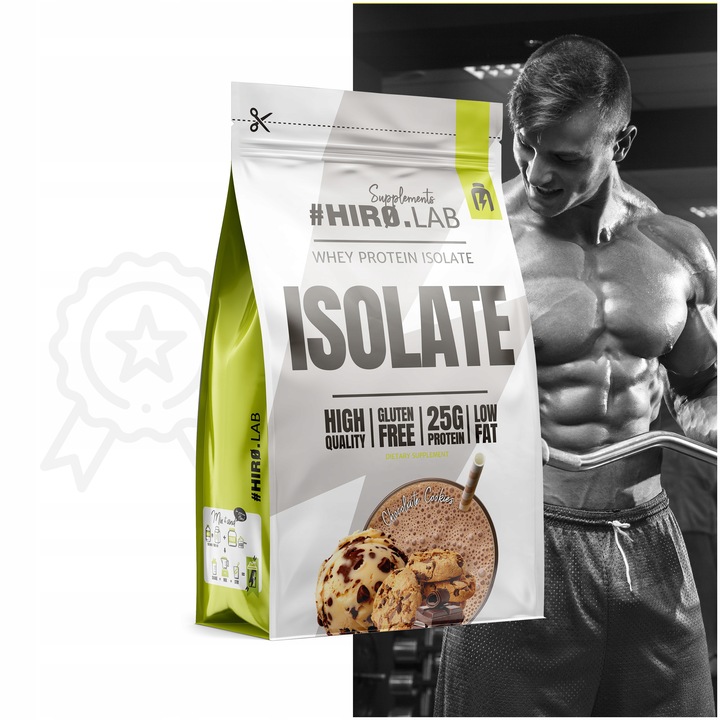 Izolat Białka BIAŁKO 700 g WPI Whey Protein Isolate Czekolada ciastko HIRO