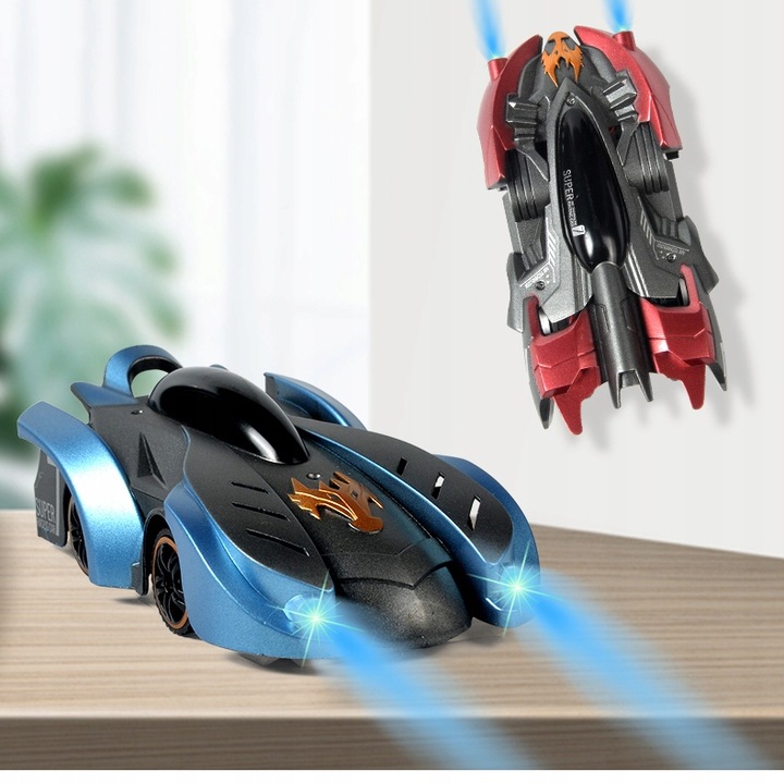 SAMOCHÓD JEŹDZĄCY PO ŚCIANACH ŚCIANIE SUFICIE ZDALNIE STEROWANY AUTO