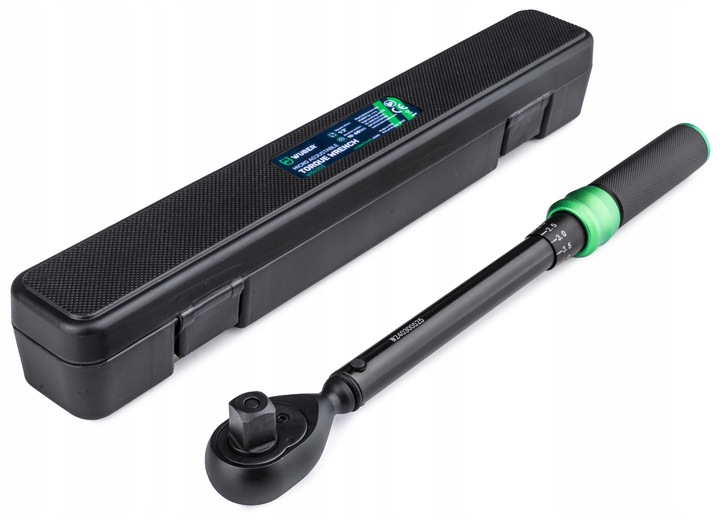 KLUCZ DYNAMOMETRYCZNY 1/2"Z BLOKADĄ 10-60NM CERTYFIKAT KALIBRACJI CR-V ETUI