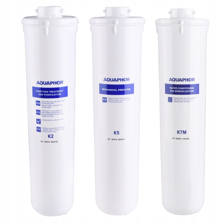 Filtry do Aquaphor MORION K5 K2 K7M K1-05 K1-02