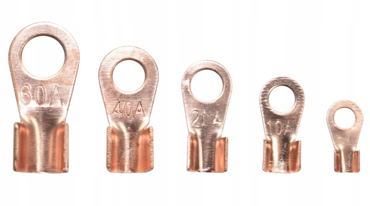 Zestaw konektorów oczkowych wysokoprądowych 80szt