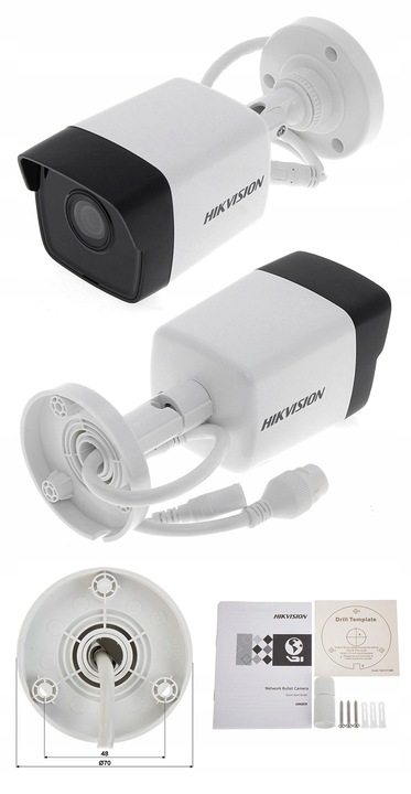 KAMERA IP HIKVISION IPCAM-B4 4Mp 2560x1440 PoE Kamera zewnętrzna wewnętrzna