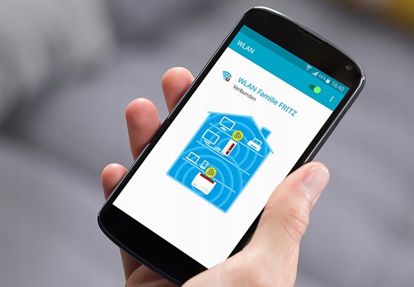 wzmacniacz sygnału sieci bezprzewodowej Wi-Fi 600 Mbits FRITZ!Repeater 600