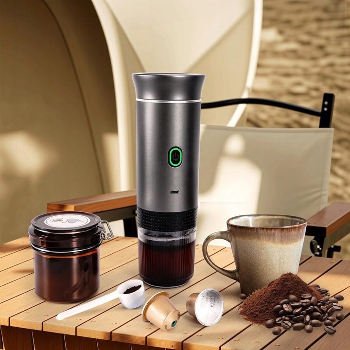 PRZENOŚNY EKSPRES DO KAWY 3W1 – KAPSUŁKI I KAWA MIELONA - ESPRESSNA