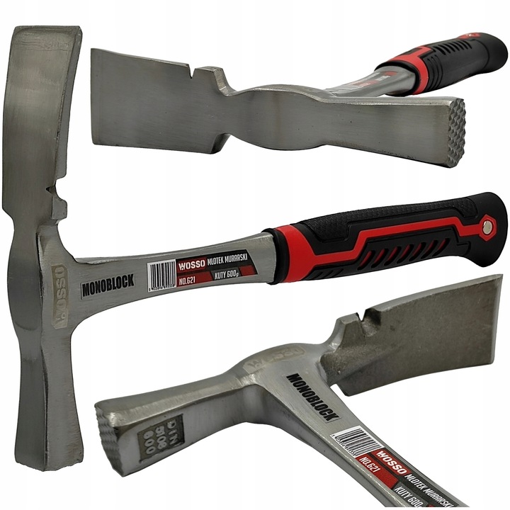 Młotek MURARSKI BERLIŃSKI STALOWY MONOBLOCK 600g