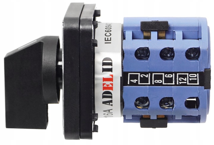 ŁĄCZNIK KRZYWKOWY L-0-P 16A 3P LEWO PRAWO TABLICOWY 3F IP65