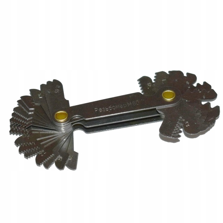 Gwintomierz MWGa 60 - MWPa A 55 (40 grzebieni) - precyzyjny wzornik gwintów