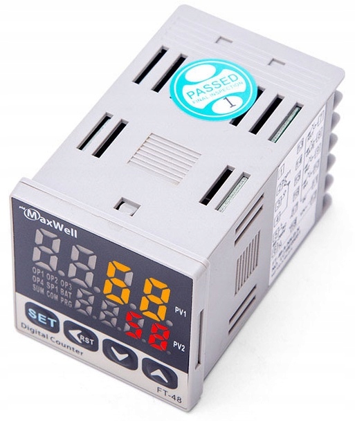 Licznik impulsów programowalny 230V 5A współpraca z czujnikami i enkoderami