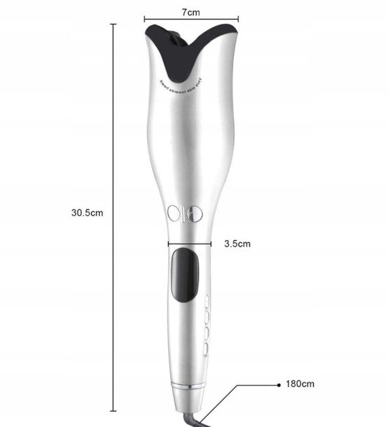 LOKÓWKA AUTOMATYCZNA SPIN CURL CERAMICZNA LCD