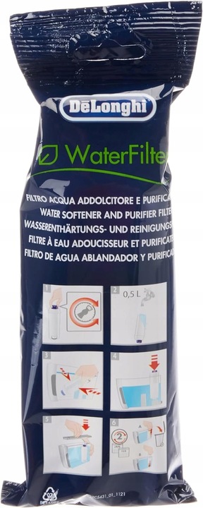 2x FILTR Wkład filtrujący De'Longhi SER3017 DLS C002 DO WODY EKSPRESU