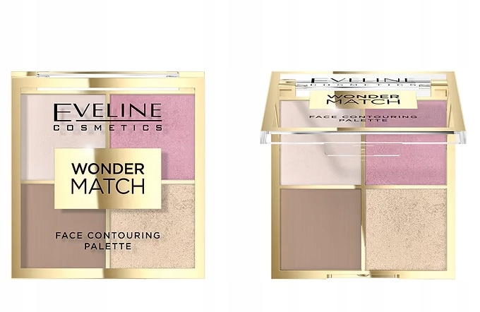 Paleta Do Konturowania Twarzy 01 Eveline Wonder Match