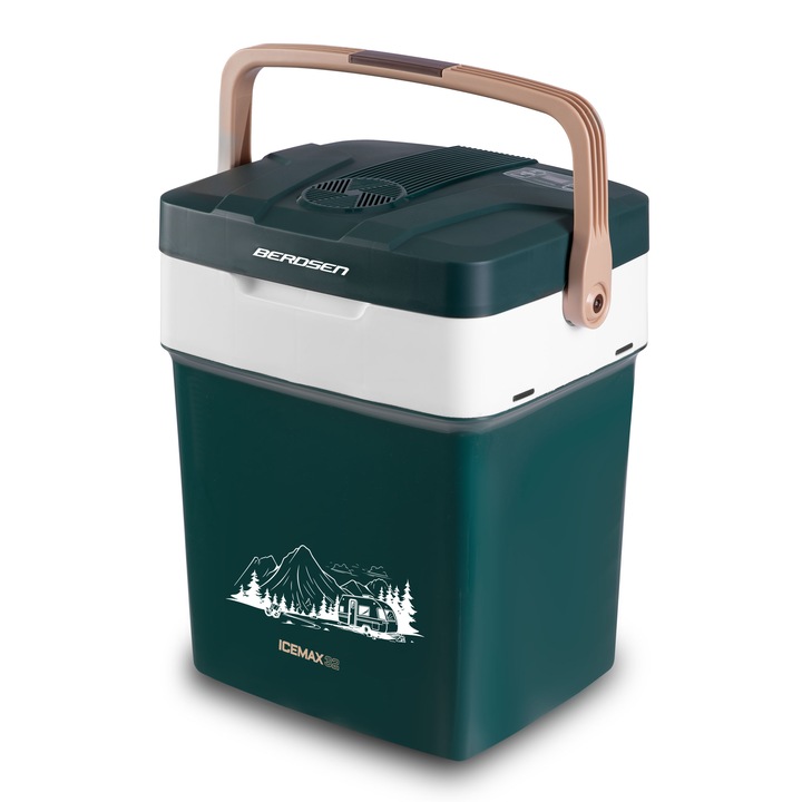 Lodówka turystyczna Berdsen Icemax 29 litry tryb ECO - zielona