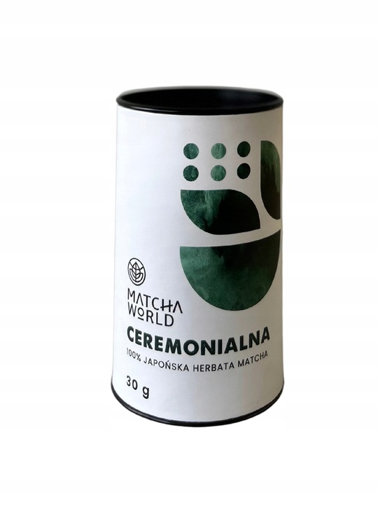 Matcha World Japońska Ceremonialna zielona herbata premium 30g