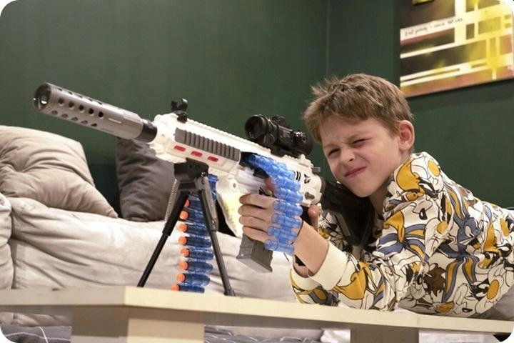 Prezent dla Dziecka Karabin na Miękkie Strzałki