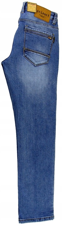 SPODNIE ST LEON 2150 W34-90/96CM L 30 GRANAT