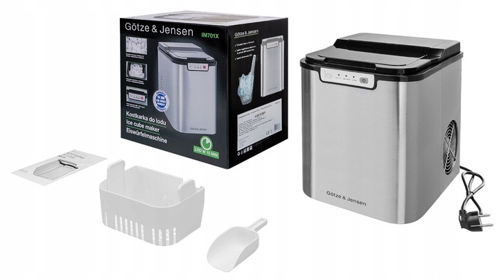 Kostkarka do lodu GÖTZE & JENSEN IM701X Inox
