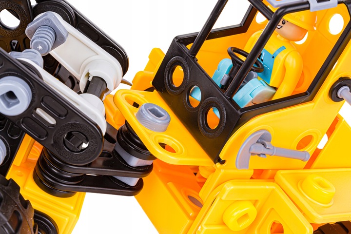 MEGA ZESTAW Klocki Konstrukcyjne do SKRĘCANIA dla Dzieci Narzędzia 223 el.