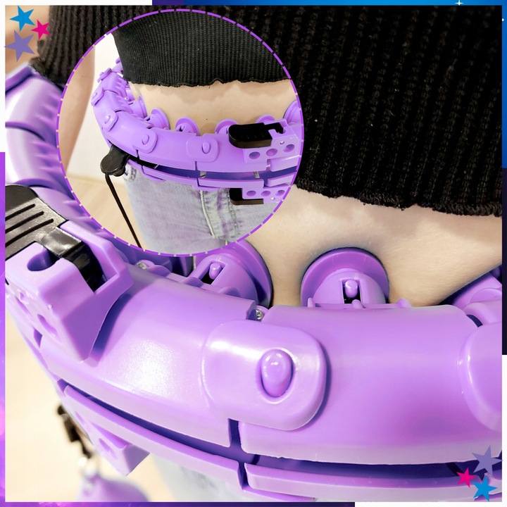 HULA HOP ODCHUDZAJĄCE Z OBCIĄŻENIEM OBCIĄŻNIKIEM SMART Z WYPUSTKAMI HULAHOP