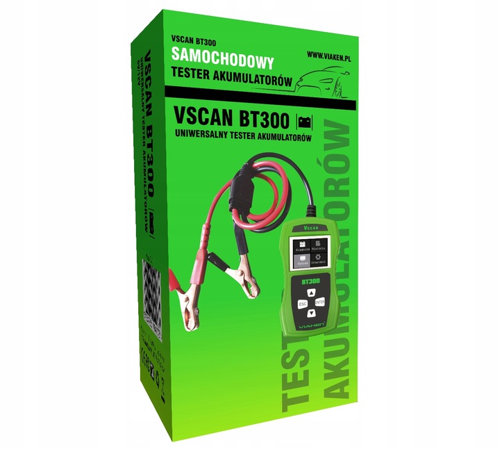 Profesjonalny Tester akumulatorów Vscan BT300 PL