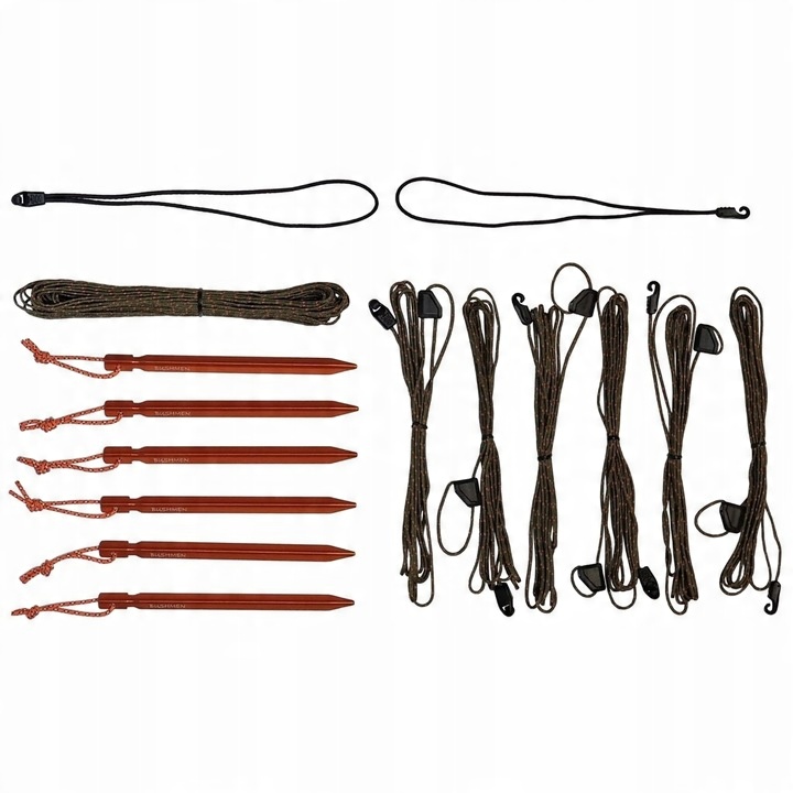 Płachta biwakowa wodoodporna turystyczna Bushmen Easy Tarp 3 x 3 m Green