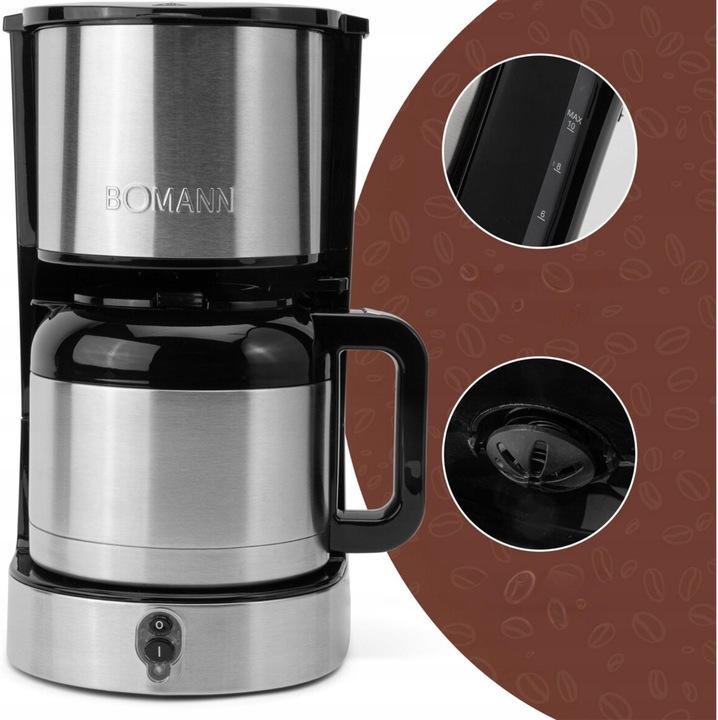 EKSPRES PRZELEWOWY Z DZBANKIEM TERMOSEM BOMANN KA 6066 CB