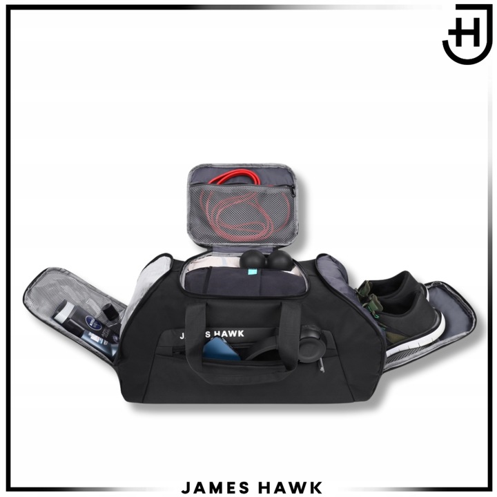 Torba sportowa podróżna męska Plecak 2w1 Treningowa wodoodporna James Hawk