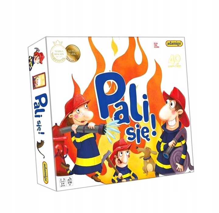 PALI SIĘ! GRA RODZINNA PLANSZOWA 3+ ADAMIGO