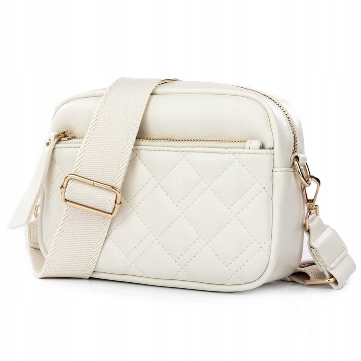 Alessio TOREBKA Damska CROSSBODY PIKOWANA na ramię PASEK QUILTED