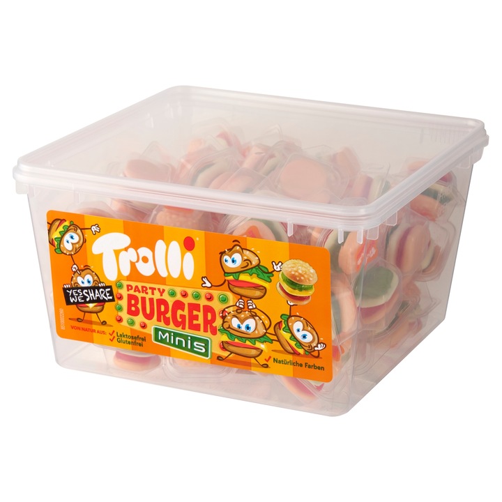 Trolli, żelki, Mini burger hamburger 600 g